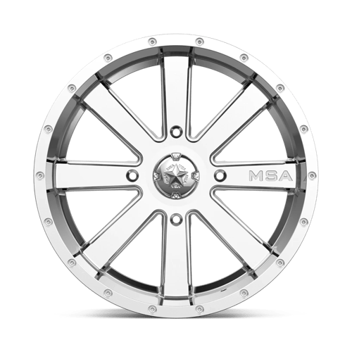 MSA Offroad Wheels M34-022737C MA34 22X7 4X137 CHROME 00MM - Truck Part Superstore