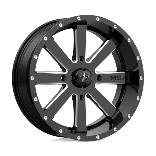 MSA Offroad Wheels M34-024756M MA34 24X7 4X156 G-BLK MILL 00MM - Truck Part Superstore