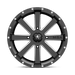 MSA Offroad Wheels M34-024756M MA34 24X7 4X156 G-BLK MILL 00MM - Truck Part Superstore