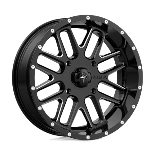 MSA Offroad Wheels M35-018756M MA35 18X7 4X156 G-BLK MILL 00MM - Truck Part Superstore