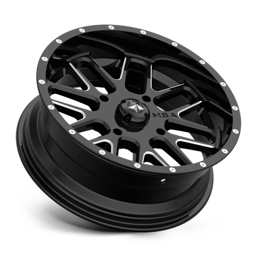 MSA Offroad Wheels M35-018756M MA35 18X7 4X156 G-BLK MILL 00MM - Truck Part Superstore