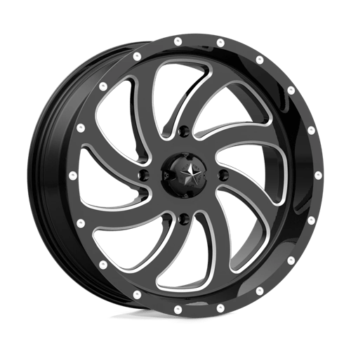 MSA Offroad Wheels M36-024737M MA36 24X7 4X137 G-BLK MILL 00MM - Truck Part Superstore