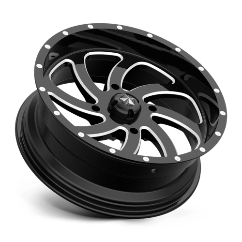 MSA Offroad Wheels M36-020737M MA36 20X7 4X137 G-BLK MILL 00MM - Truck Part Superstore