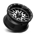 MSA Offroad Wheels M37-04756 MA37 14X7 4X156 G-BLK MACH 10MM - Truck Part Superstore