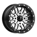 MSA Offroad Wheels M37-05737 MA37 15X7 4X137 G-BLK MACH 10MM - Truck Part Superstore