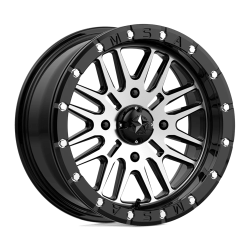 MSA Offroad Wheels M37-06737 MA37 16X7 4X137 G-BLK MACH 10MM - Truck Part Superstore