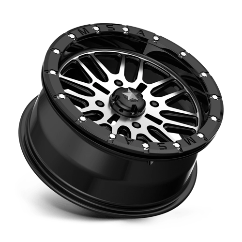 MSA Offroad Wheels M37-06737 MA37 16X7 4X137 G-BLK MACH 10MM - Truck Part Superstore