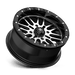 MSA Offroad Wheels M37-06737 MA37 16X7 4X137 G-BLK MACH 10MM - Truck Part Superstore