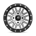 MSA Offroad Wheels M37-06756 MA37 16X7 4X156 G-BLK MACH 10MM - Truck Part Superstore