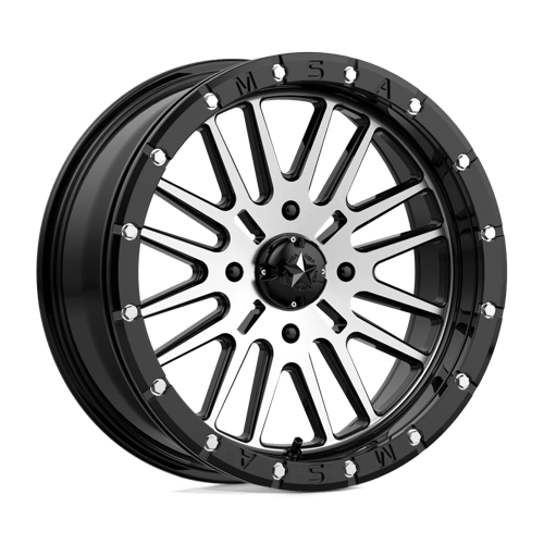 MSA Offroad Wheels M37-018756 MA37 18X7 4X156 G-BLK MACH 10MM - Truck Part Superstore