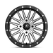 MSA Offroad Wheels M37-018756 MA37 18X7 4X156 G-BLK MACH 10MM - Truck Part Superstore