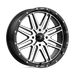 MSA Offroad Wheels M38-020737 MA38 20X7 4X137 G-BLK MACH 10MM - Truck Part Superstore