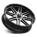 MSA Offroad Wheels M38-024756 MA38 24X7 4X156 G-BLK MACH 10MM - Truck Part Superstore