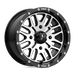 MSA Offroad Wheels M38-04756 MA38 14X7 4X156 G-BLK MACH 10MM - Truck Part Superstore