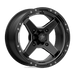 MSA Offroad Wheels M39-05756 MA39 15X7 4X156 S-BLK TTCC 10MM - Truck Part Superstore