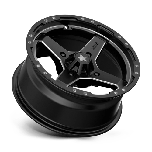 MSA Offroad Wheels M39-05756 MA39 15X7 4X156 S-BLK TTCC 10MM - Truck Part Superstore