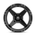MSA Offroad Wheels M39-05756 MA39 15X7 4X156 S-BLK TTCC 10MM - Truck Part Superstore