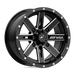 MSA Offroad Wheels M41-14710 MA41 14X7 4X110 G-BLK MILL -47MM - Truck Part Superstore