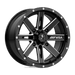 MSA Offroad Wheels M41-05737 MA41 15X7 4X137 G-BLK MILL 10MM - Truck Part Superstore