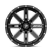 MSA Offroad Wheels M41-05710 MA41 15X7 4X110 G-BLK MILL 10MM - Truck Part Superstore