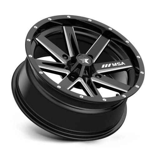 MSA Offroad Wheels M41-06756 MA41 16X7 4X156 G-BLK MILL 10MM - Truck Part Superstore