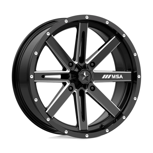 MSA Offroad Wheels M41-018756 MA41 18X7 4X156 G-BLK MILL 10MM - Truck Part Superstore