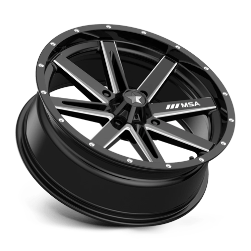 MSA Offroad Wheels M41-018737 MA41 18X7 4X137 G-BLK MILL 10MM - Truck Part Superstore