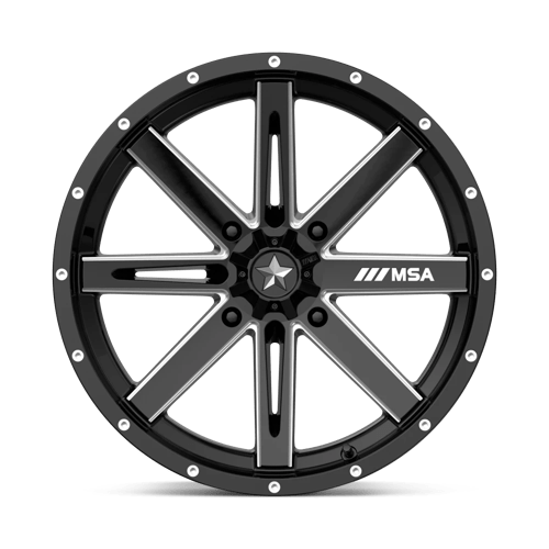 MSA Offroad Wheels M41-018737 MA41 18X7 4X137 G-BLK MILL 10MM - Truck Part Superstore
