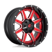 Fuel 2PC D25020005747 D250 20X10 5X5.0/5.5 GL-RED -19MM - Truck Part Superstore