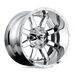 Fuel 1PC D53620209847 D536 20X12 6X135/5.5 CHR-PLATED -44MM - Truck Part Superstore