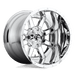 Fuel 1PC D53620409845 D536 20X14 6X135/5.5 CHR-PLATED -76MM - Truck Part Superstore
