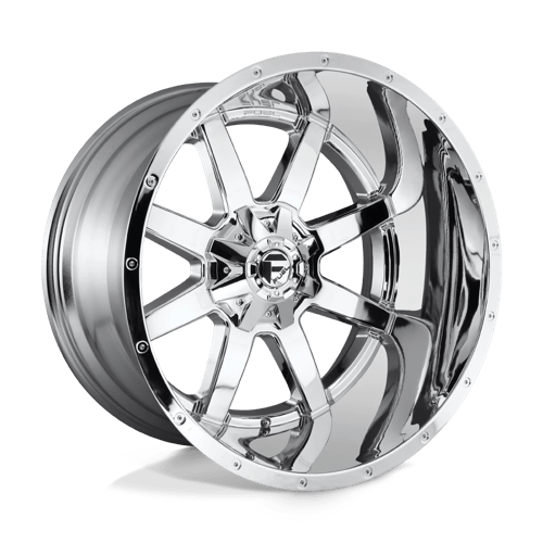 Fuel 1PC D53624409845 D536 24X14 6X135/5.5 CHR-PLATED -75MM - Truck Part Superstore