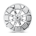 Fuel 1PC D53624409845 D536 24X14 6X135/5.5 CHR-PLATED -75MM - Truck Part Superstore