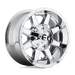 Fuel 1PC D53617909845 D536 17X9 6X135/5.5 CHR-PLATED -12MM - Truck Part Superstore