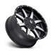Fuel 1PC D53720009847 D537 20X10 6X135/5.5 MT-BLK-MACH -18MM - Truck Part Superstore