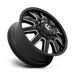 Fuel 1PC D538228292 D538 22X8.25 8X200 MT-BLK-MIL 105MM - Truck Part Superstore