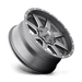 Fuel 1PC D54220909857 D542 20X9 6X135/5.5 MT-GNMTL-MIL 20MM - Truck Part Superstore