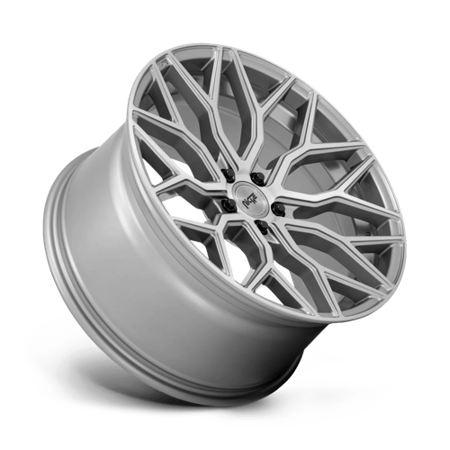 Niche 1PC M265200565+40 M265 20X10.5 5X4.5 ANTH-BRSH-TINT 40MM - Truck Part Superstore