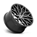 Niche 1PC M262220021+30R M262 22X10 5X120 GL-BLK-BRSHD 30MM - Truck Part Superstore