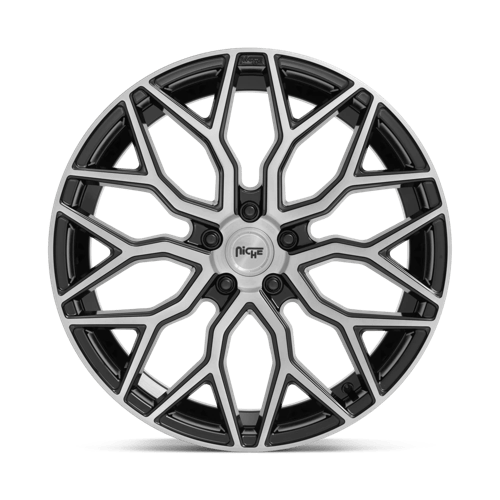 Niche 1PC M262220046+30 M262 22X10 5X130 GL-BLK-BRSHD 30MM - Truck Part Superstore