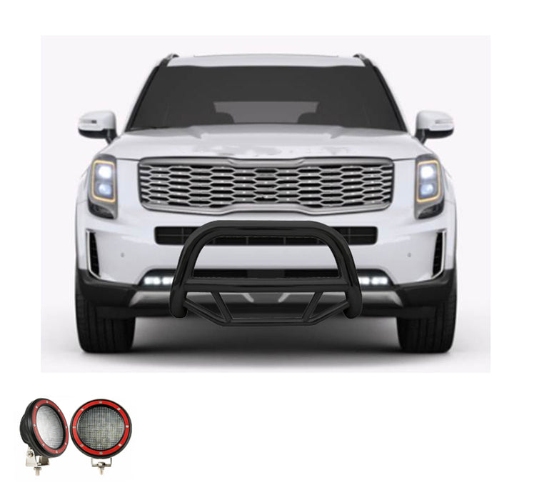 Black Horse Off Road MBB-B7502-PLFR Black Steel No skid plate - Truck Part Superstore