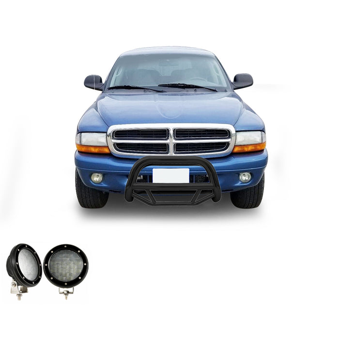 Black Horse Off Road MBB-DOB2001-PLFB Black Steel No skid plate - Truck Part Superstore