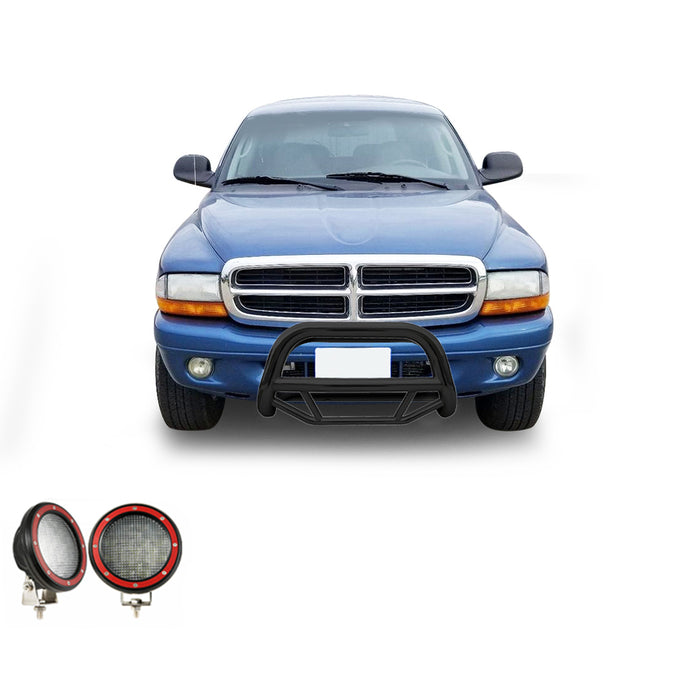 Black Horse Off Road MBB-DOB2001-PLFR Black Steel No skid plate - Truck Part Superstore