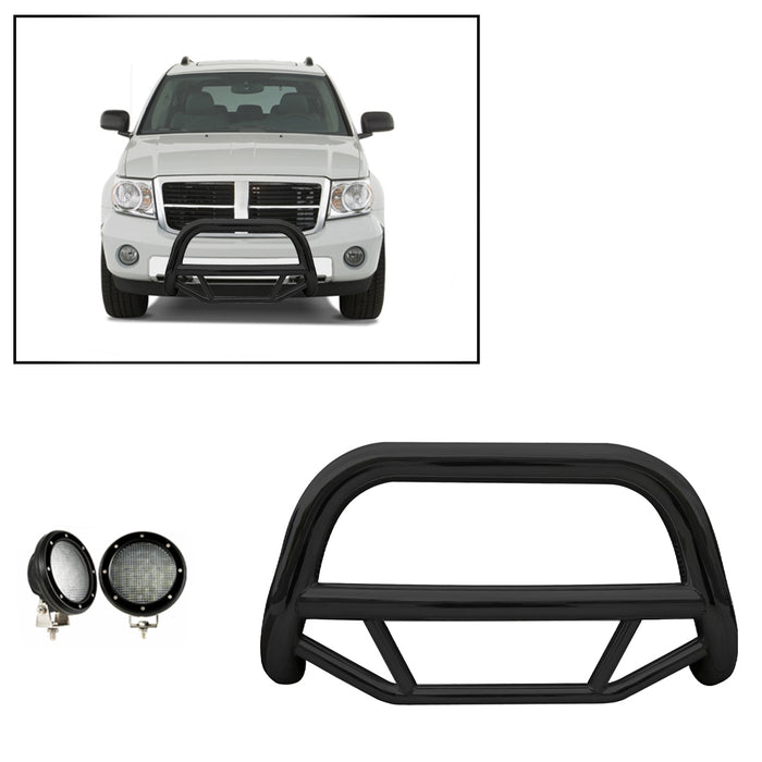 Black Horse Off Road MBB-DOC1005-PLFB Black Steel No skid plate - Truck Part Superstore