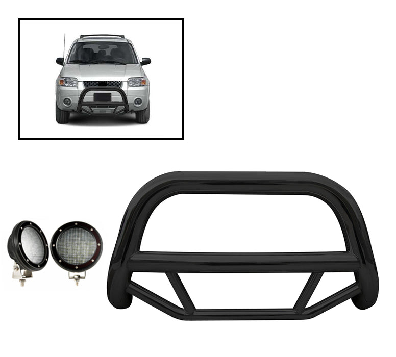 Black Horse Off Road MBB-FOB3001-PLFB Black Steel No skid plate - Truck Part Superstore