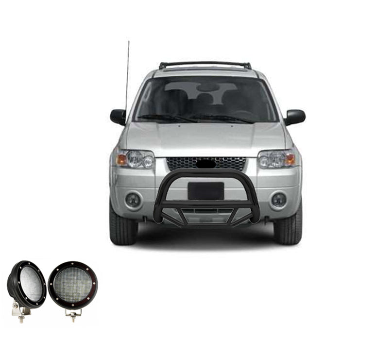 Black Horse Off Road MBB-FOB3001-PLFB Black Steel No skid plate - Truck Part Superstore