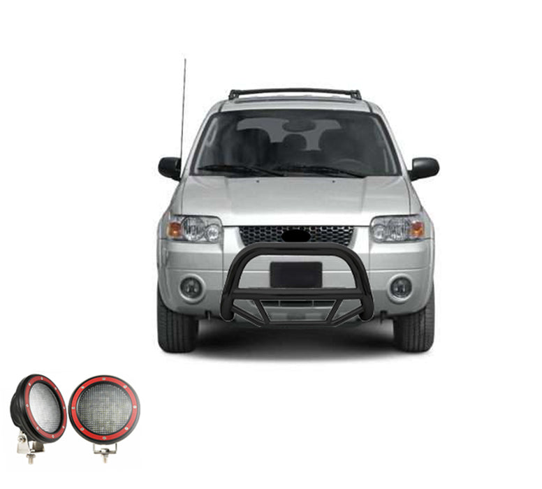 Black Horse Off Road MBB-FOB3001-PLFR Black Steel No skid plate - Truck Part Superstore