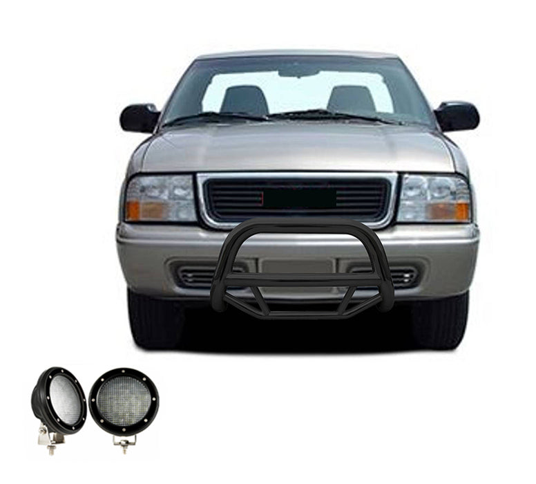 Black Horse Off Road MBB-GMB1701-PLFB Black Steel No skid plate - Truck Part Superstore