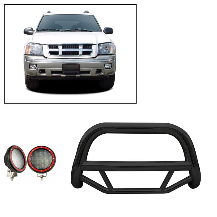 Black Horse Off Road MBB-GMB1801-PLFR Black Steel No skid plate - Truck Part Superstore