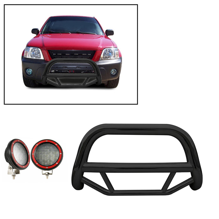 Black Horse Off Road MBB-HOB3501-PLFR Black Steel No skid plate - Truck Part Superstore